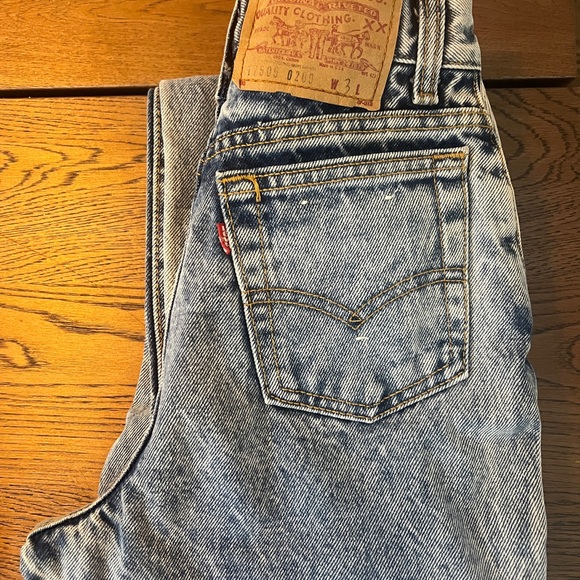 505 Levi’s Jeans Junior/Women’s Size 3 NWT - Acid Wash Vintage - Picture 9 of 11
